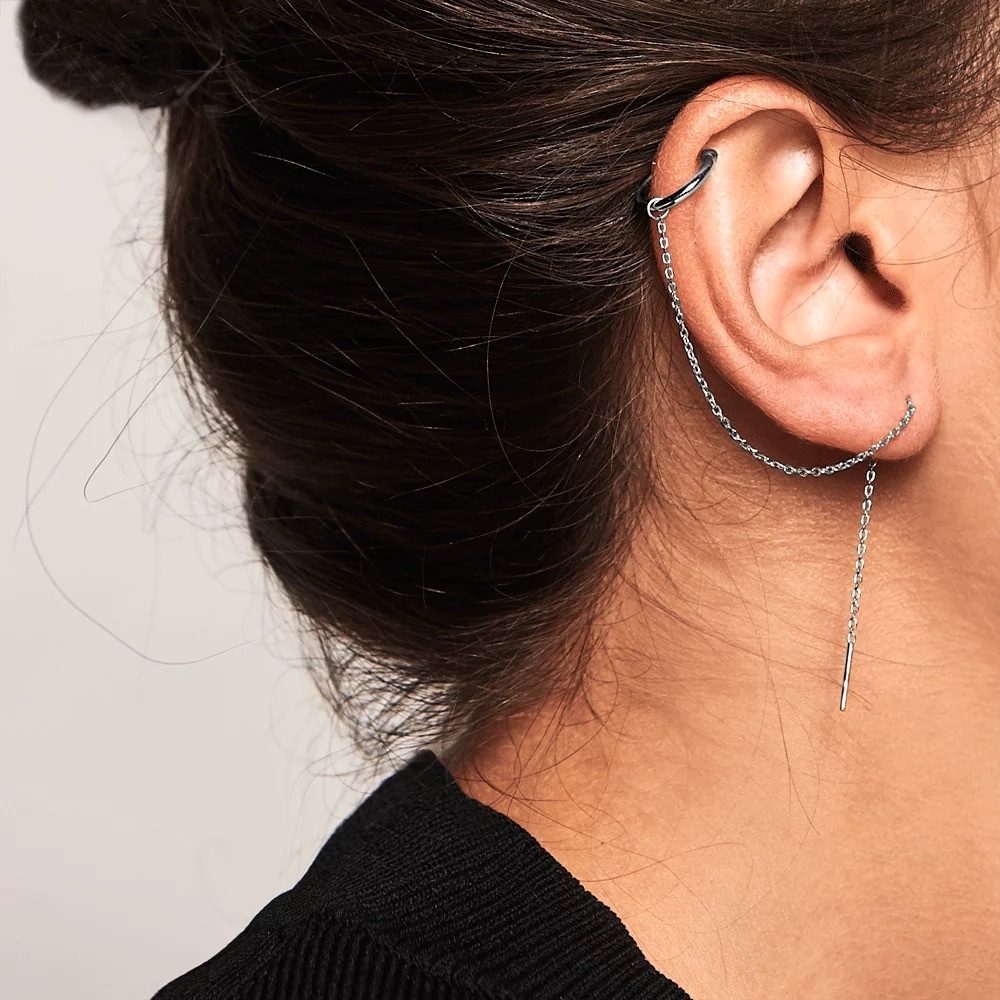 Earring + pressure piercing - earrings